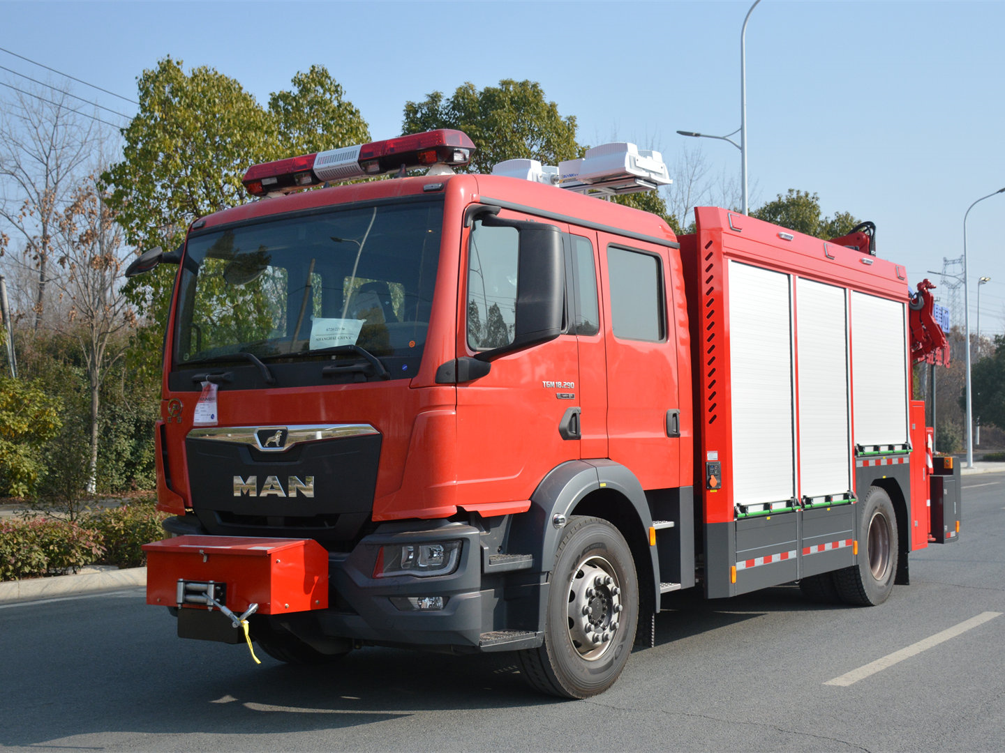 德國(guó)曼恩搶險(xiǎn)救援車(chē)