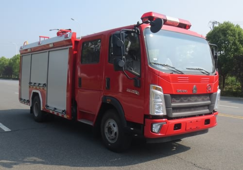 4噸重汽輕型泡沫消防車